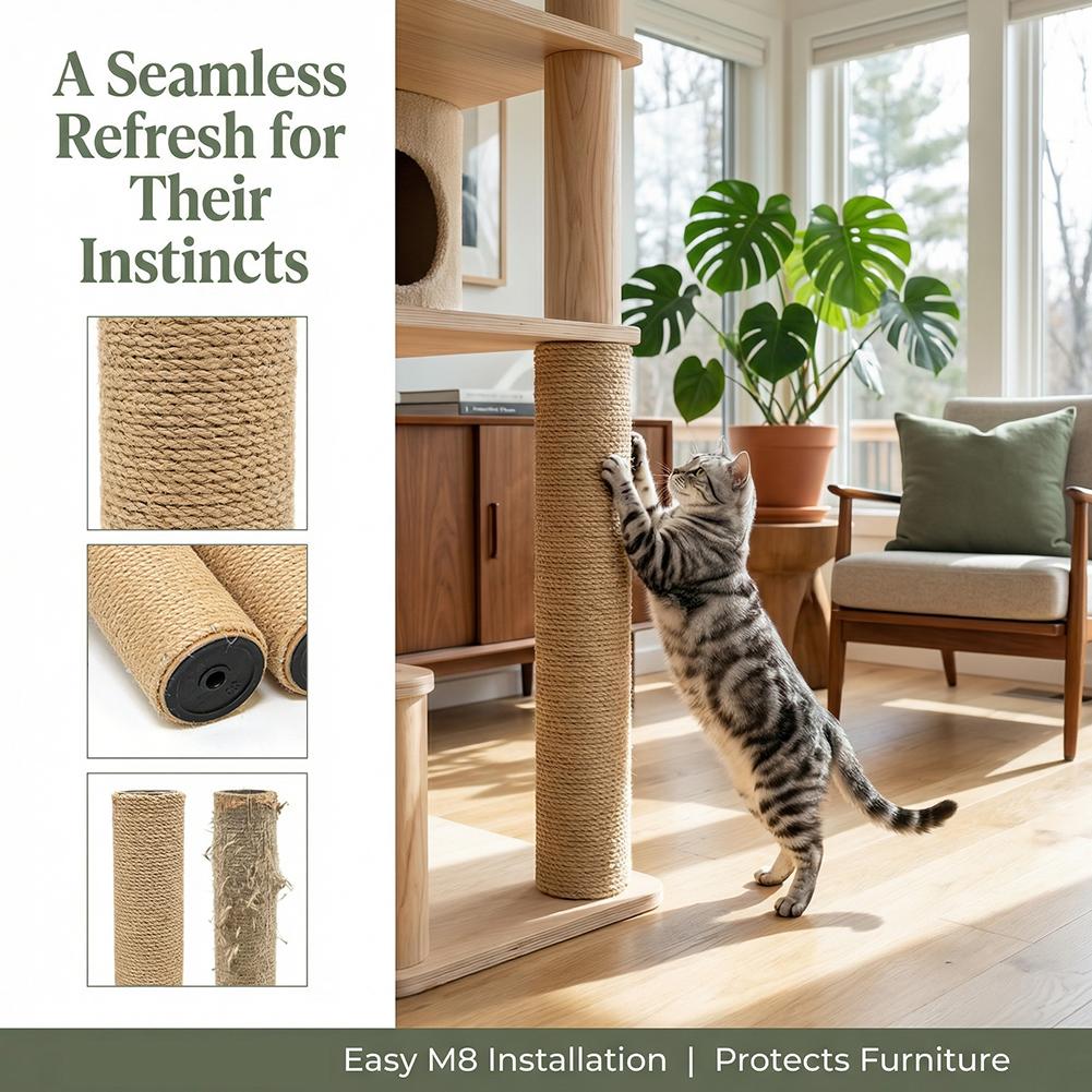 Cat Window Perch - Cat Scratching Post Replacements DIY Cat
