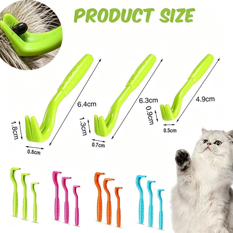 Pet Supplies Dropshipping - 3/6PCS Removal Tweezer Ticks Clamp Flea