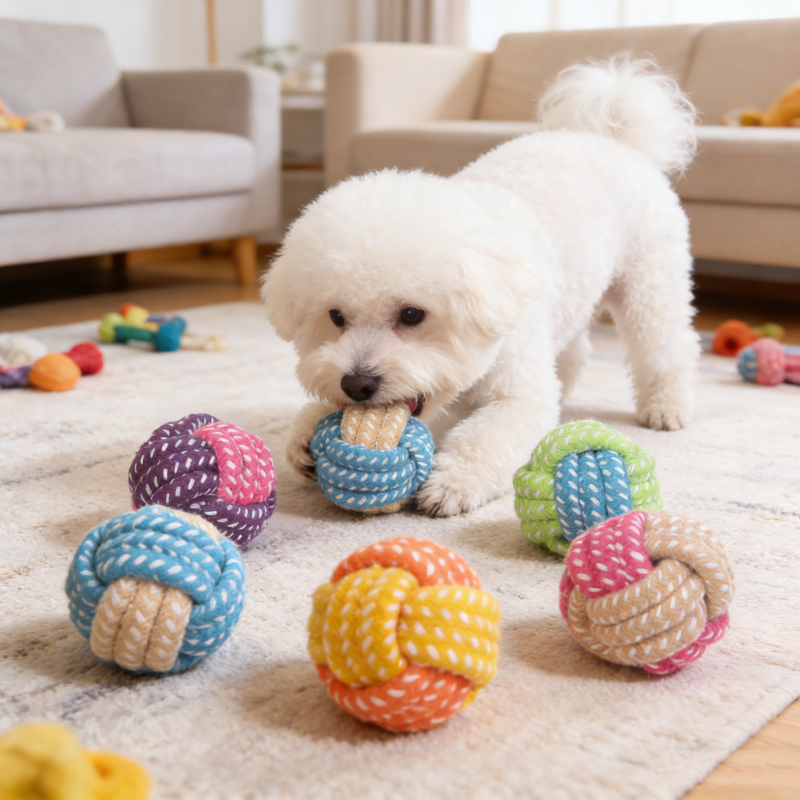 Interactive Cotton Rope Mini D - Pet Dental Chew Toy 리뷰 및 가격