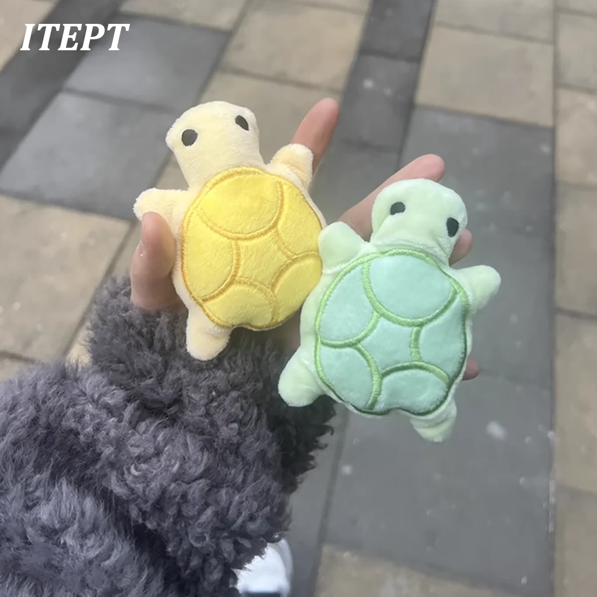 Mini turtle plush dog chew toy - Pet Dental Chew Toy 리뷰 및 가격
