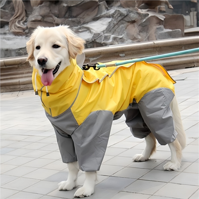 Outdoor Dog Raincoat Jumpsuit  - Dog Raincoat 리뷰 및 가격