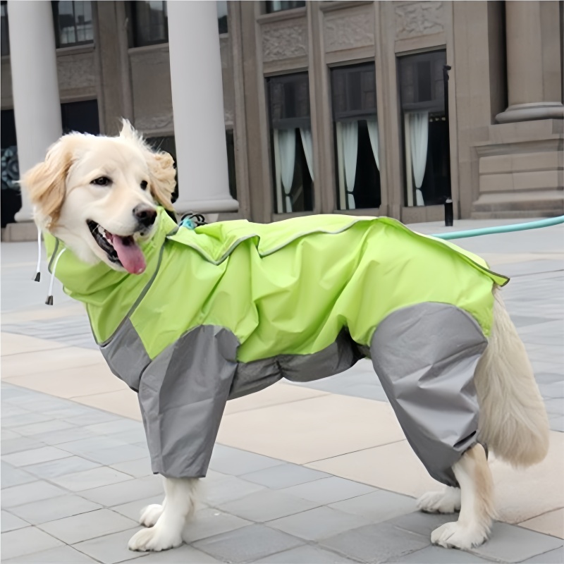 Outdoor Dog Raincoat Jumpsuit  - Dog Raincoat 리뷰 및 가격