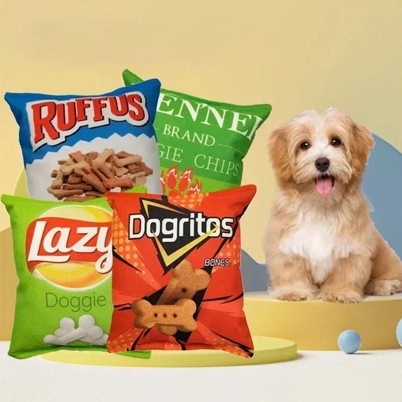 Potato Chip Bag Funny Dog Toys - Pet Dental Chew Toy 리뷰 및 가격