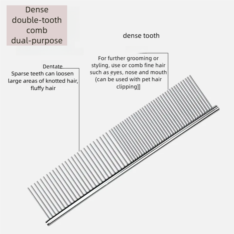 Pet Comb Stainless Steel Long  - Pet Supplies Dropshipping 리뷰 및 가격