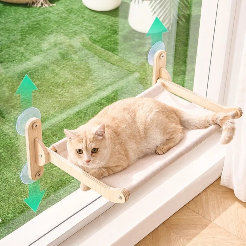 Cat Window Perch with Wooden F - Cat Window Perch 리뷰 및 가격