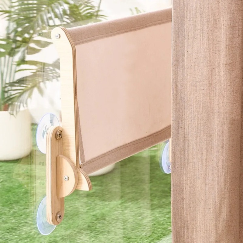 Cat Window Perch with Wooden F - Cat Window Perch 리뷰 및 가격