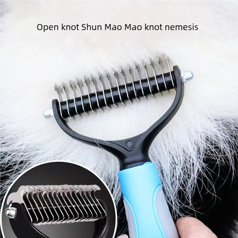 Pet Deshedding Brush Double Si - Pet Supplies Dropshipping 리뷰 및 가격