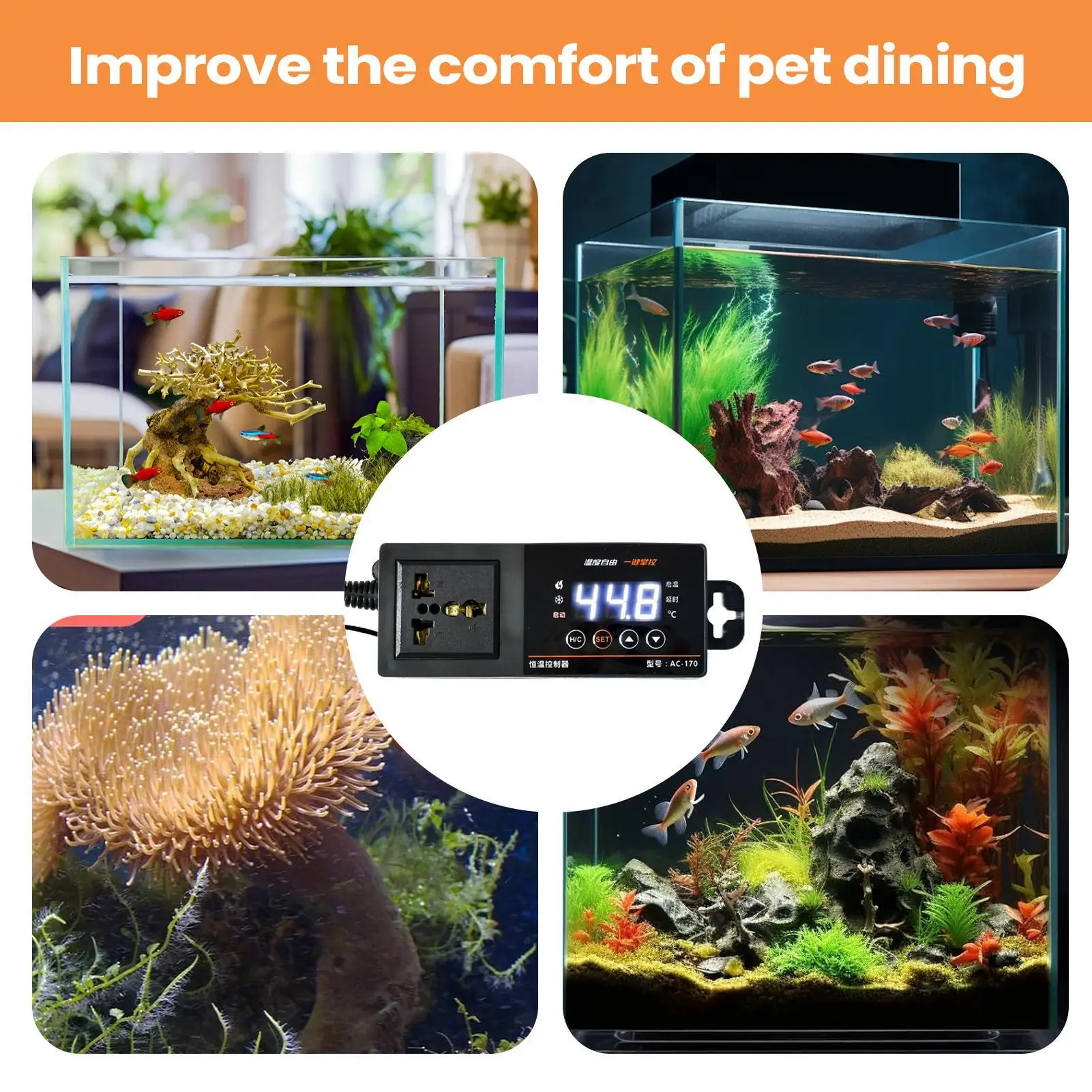 Thermostat For Reptile Tank LE - Pet Supplies Uk 리뷰 및 가격