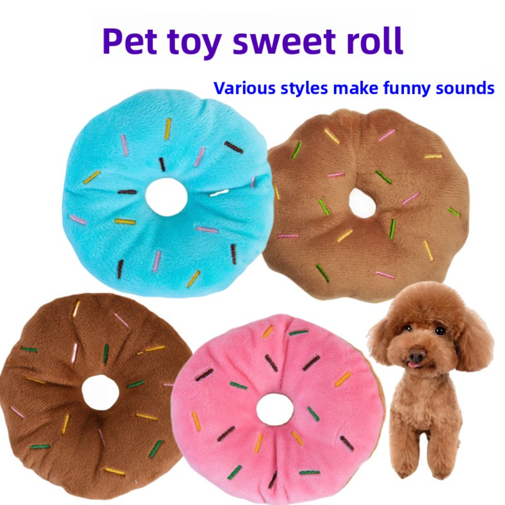 Pet Voice Dog Plush Doughnut T - Pet Supplies Amazon 리뷰 및 가격