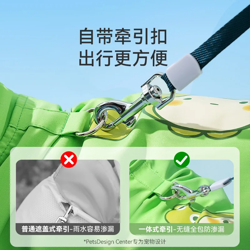 Puppy Dog with Feet Poncho All - Dog Raincoat 리뷰 및 가격