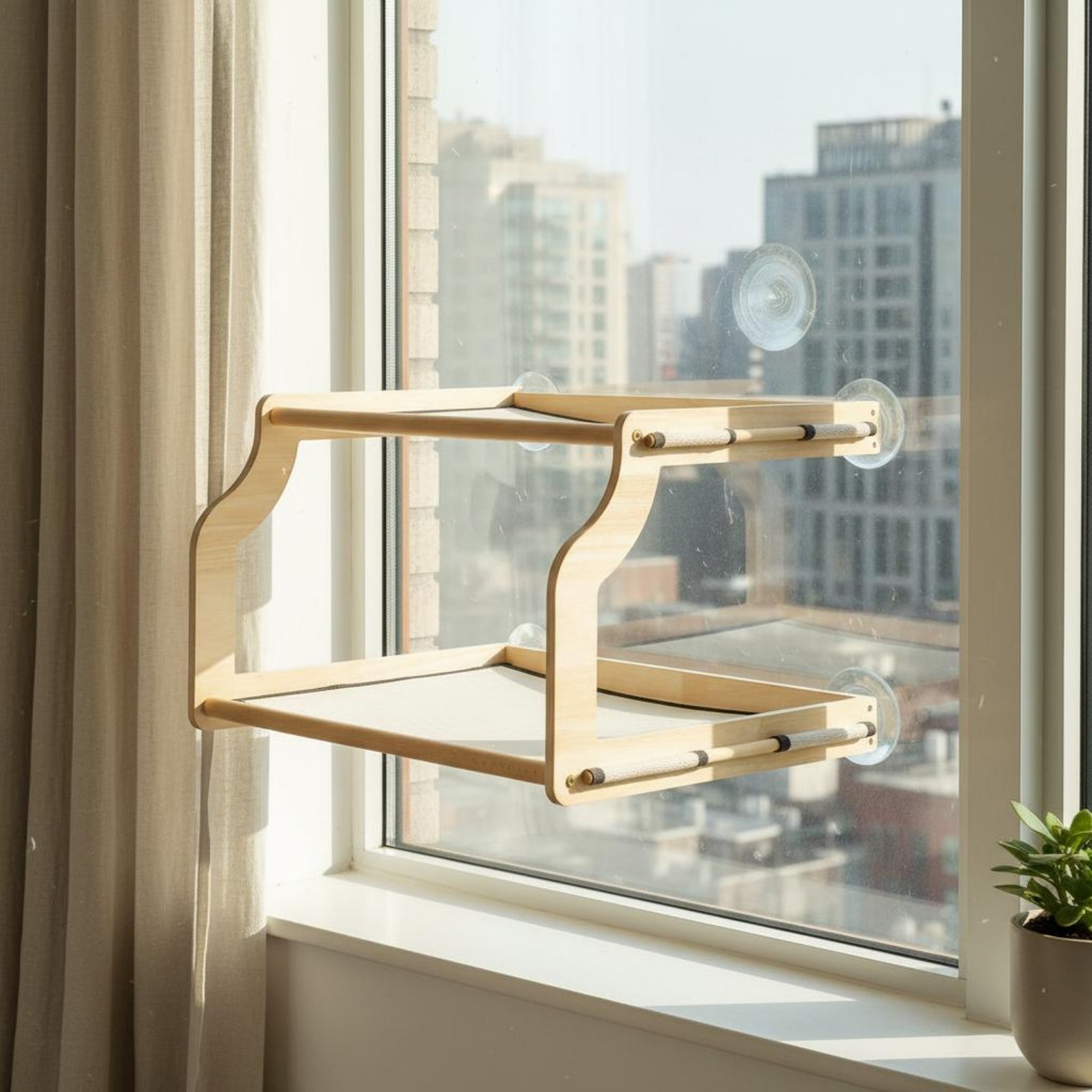 Window Mounted Cat Bed Easy-Mo - Cat Window Perch 리뷰 및 가격