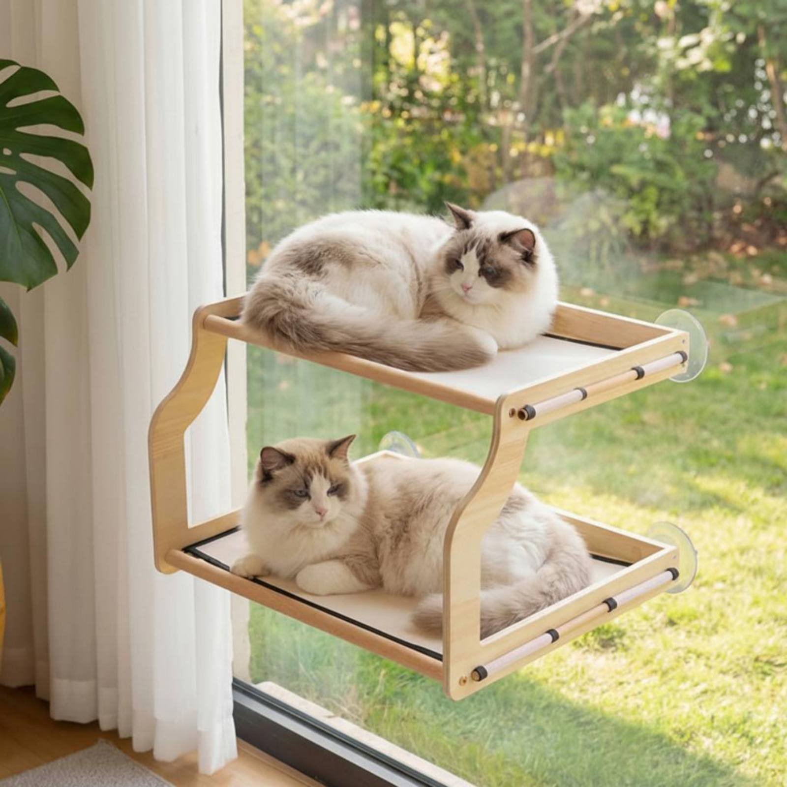 Window Mounted Cat Bed Easy-Mo - Cat Window Perch 리뷰 및 가격