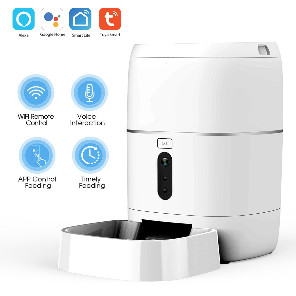 RSH 1080P Camera Tuya Smart Wi - Automatic Pet Feeder 리뷰 및 가격