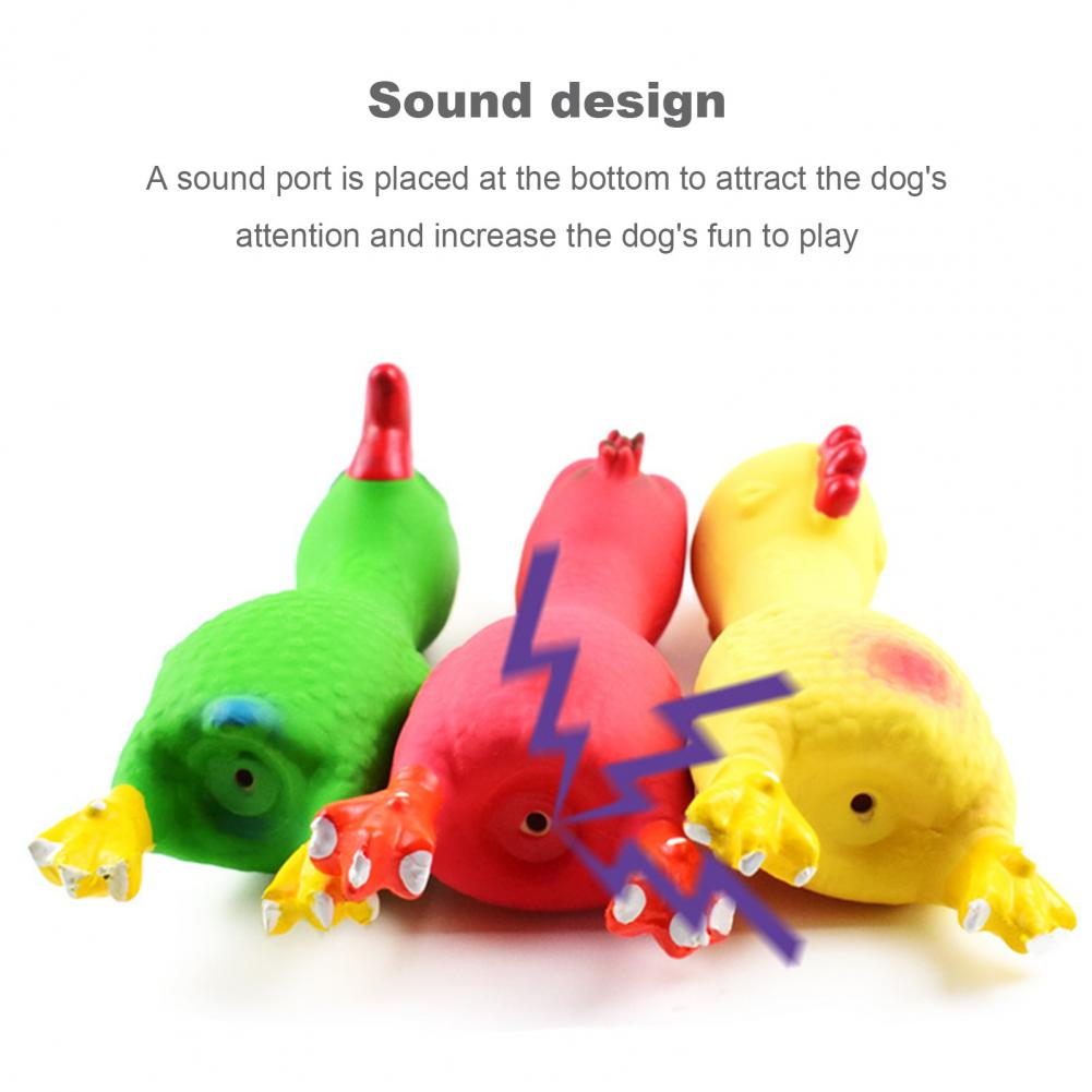17*6.5cm Latex Chicken Dog Toy - Pet Dental Chew Toy 리뷰 및 가격