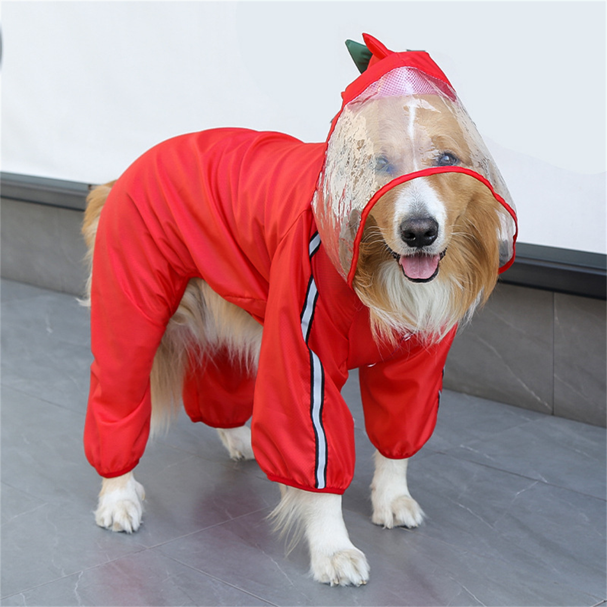 Dog Raincoat Waterproof Dogfac - Dog Raincoat 리뷰 및 가격