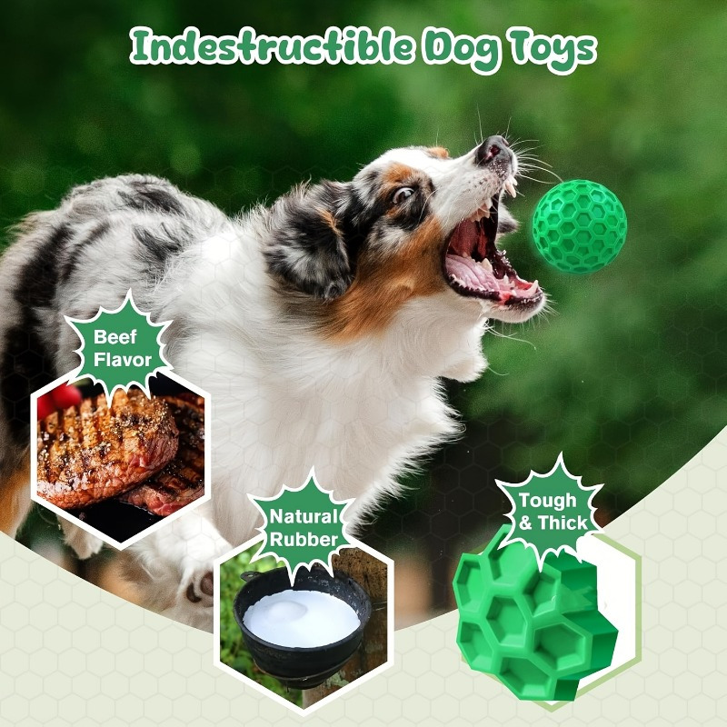 Tough Natural Rubber Dog Chew  - Pet Dental Chew Toy 리뷰 및 가격