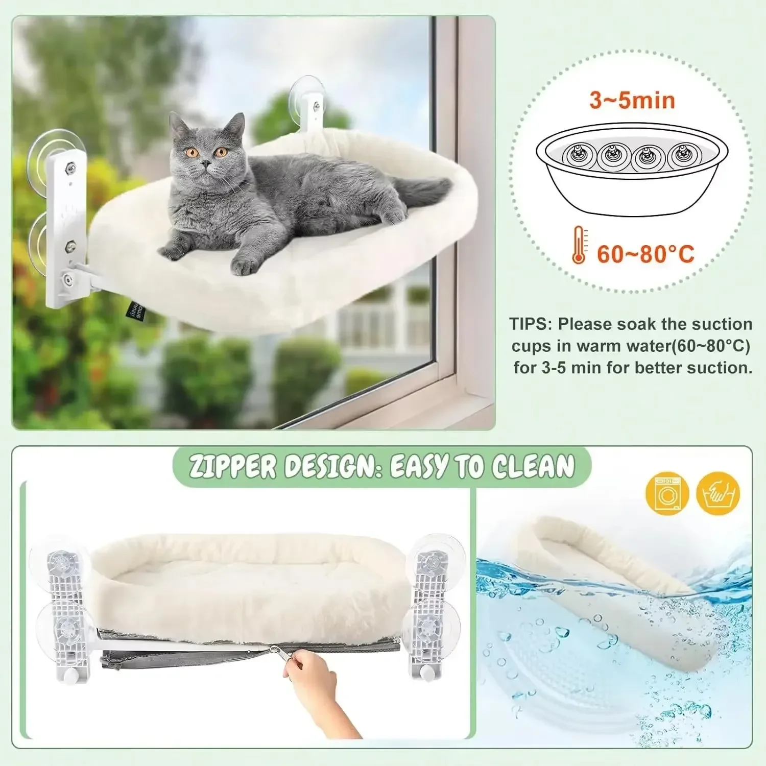 Cat Window Hammock Suction Cup - Cat Window Perch 리뷰 및 가격