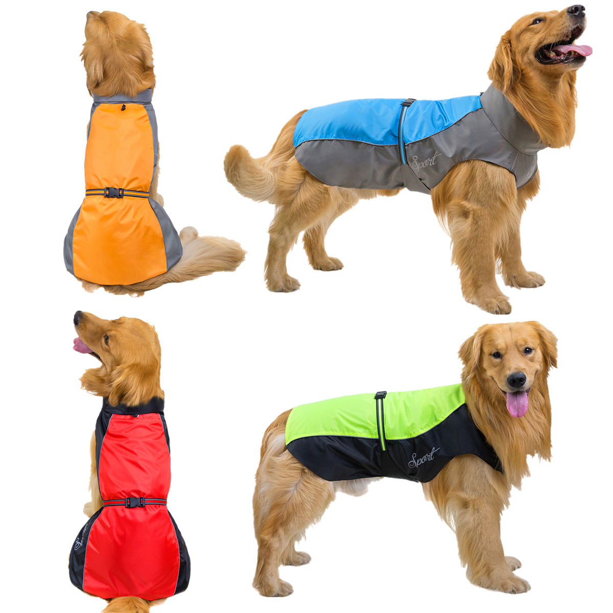 Pet Dog Raincoat Waterproof Wi - Dog Raincoat 리뷰 및 가격