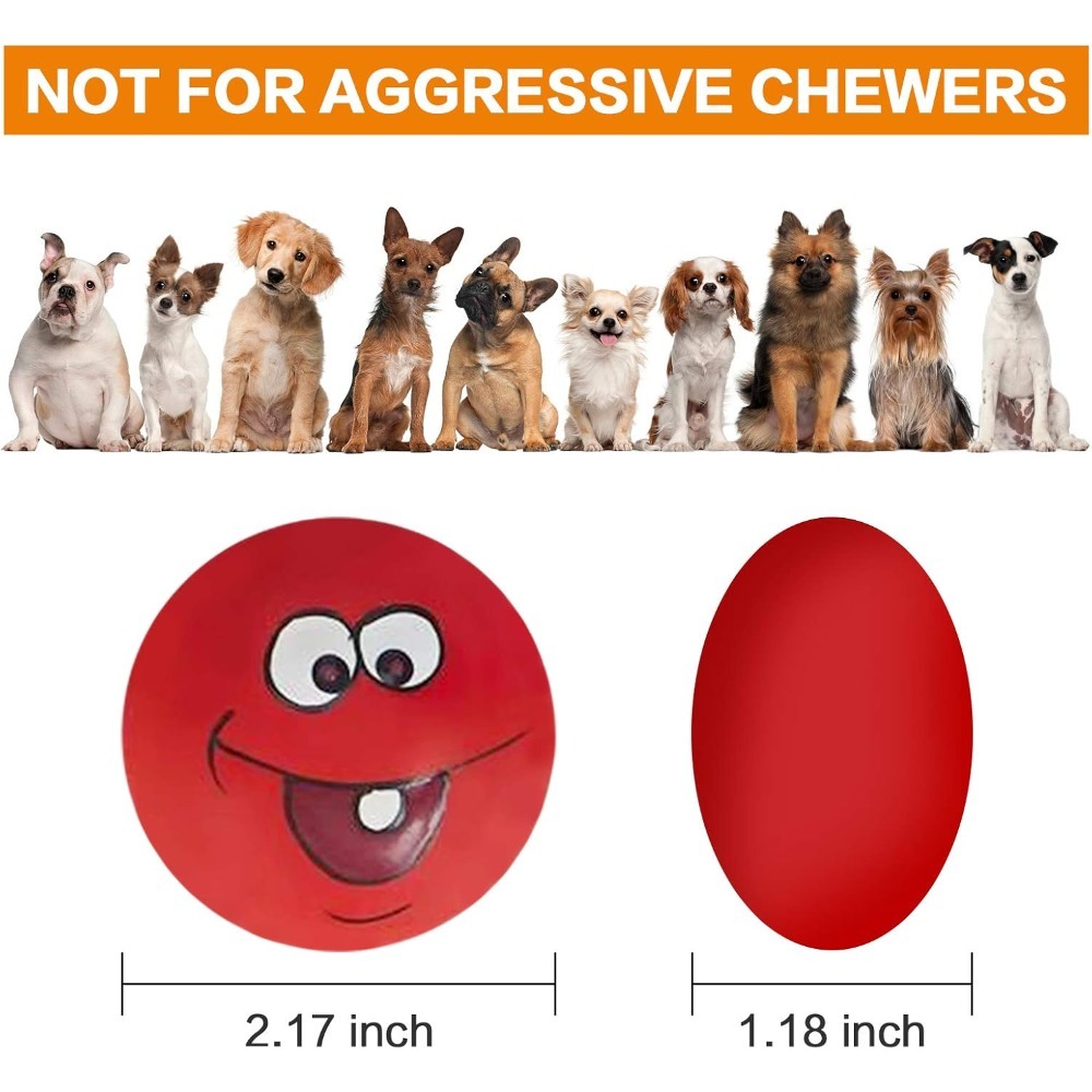 6 Pack Non-Toxic Squeaky Latex - Pet Dental Chew Toy 리뷰 및 가격
