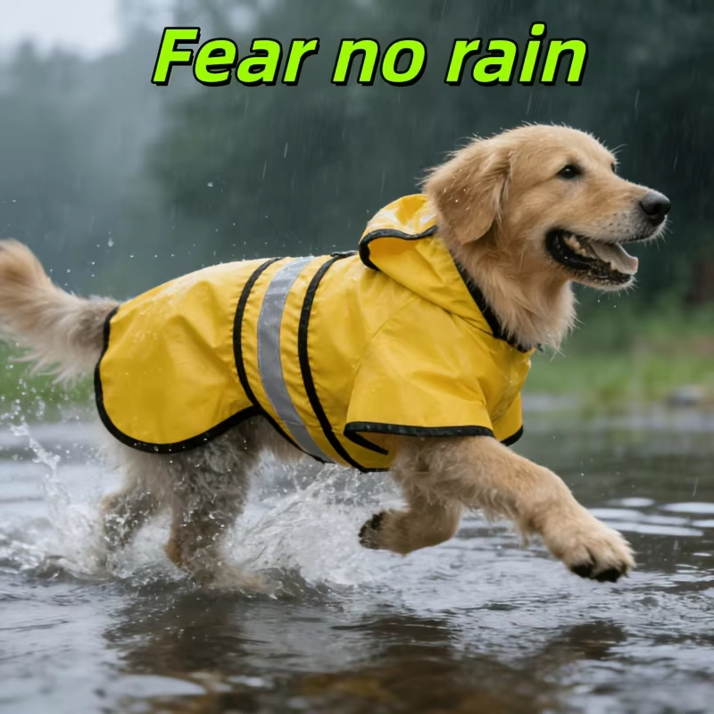 Keep Your Pet Dry And Comforta - Dog Raincoat 리뷰 및 가격