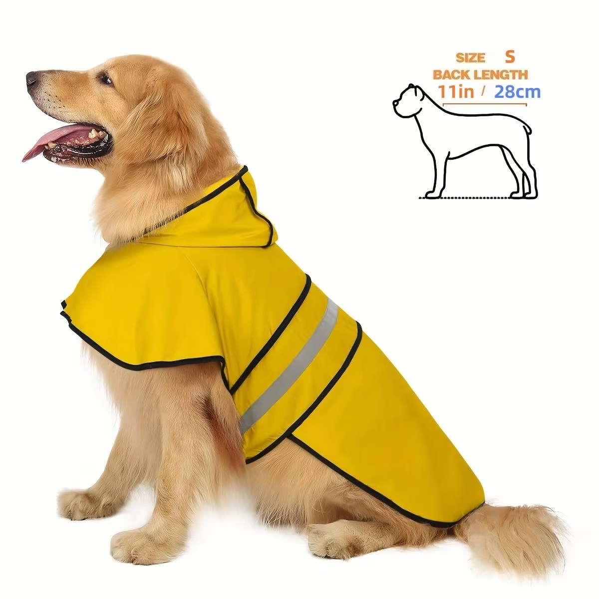 Keep Your Pet Dry And Comforta - Dog Raincoat 리뷰 및 가격