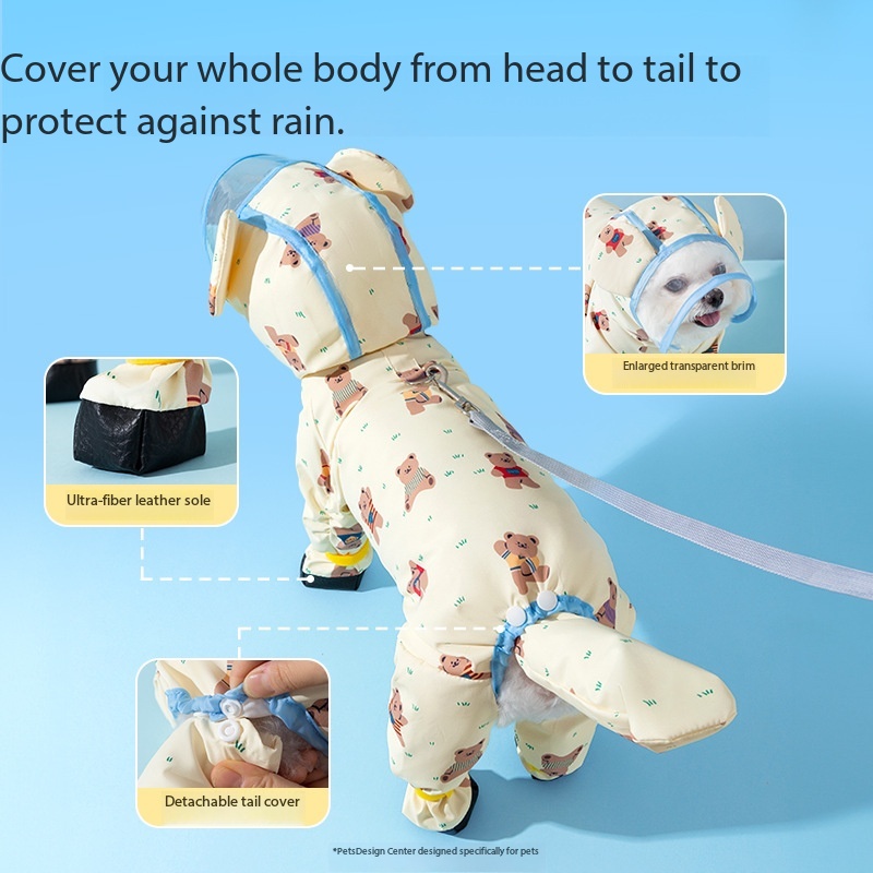 Pet Cape Costume Cartoon Dog H - Dog Raincoat 리뷰 및 가격