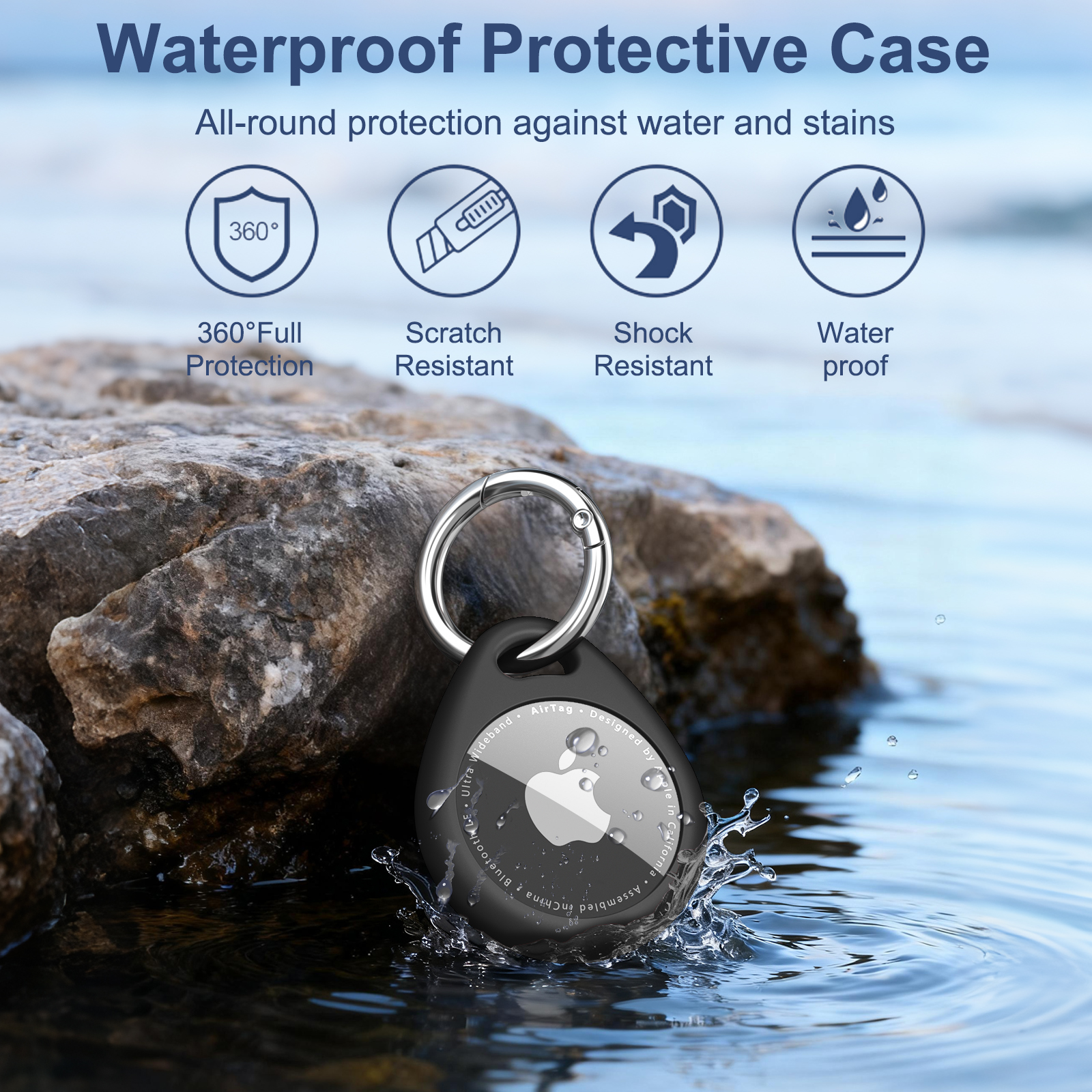 Case For Apple AirTag Cover Wa - Dog Raincoat 리뷰 및 가격