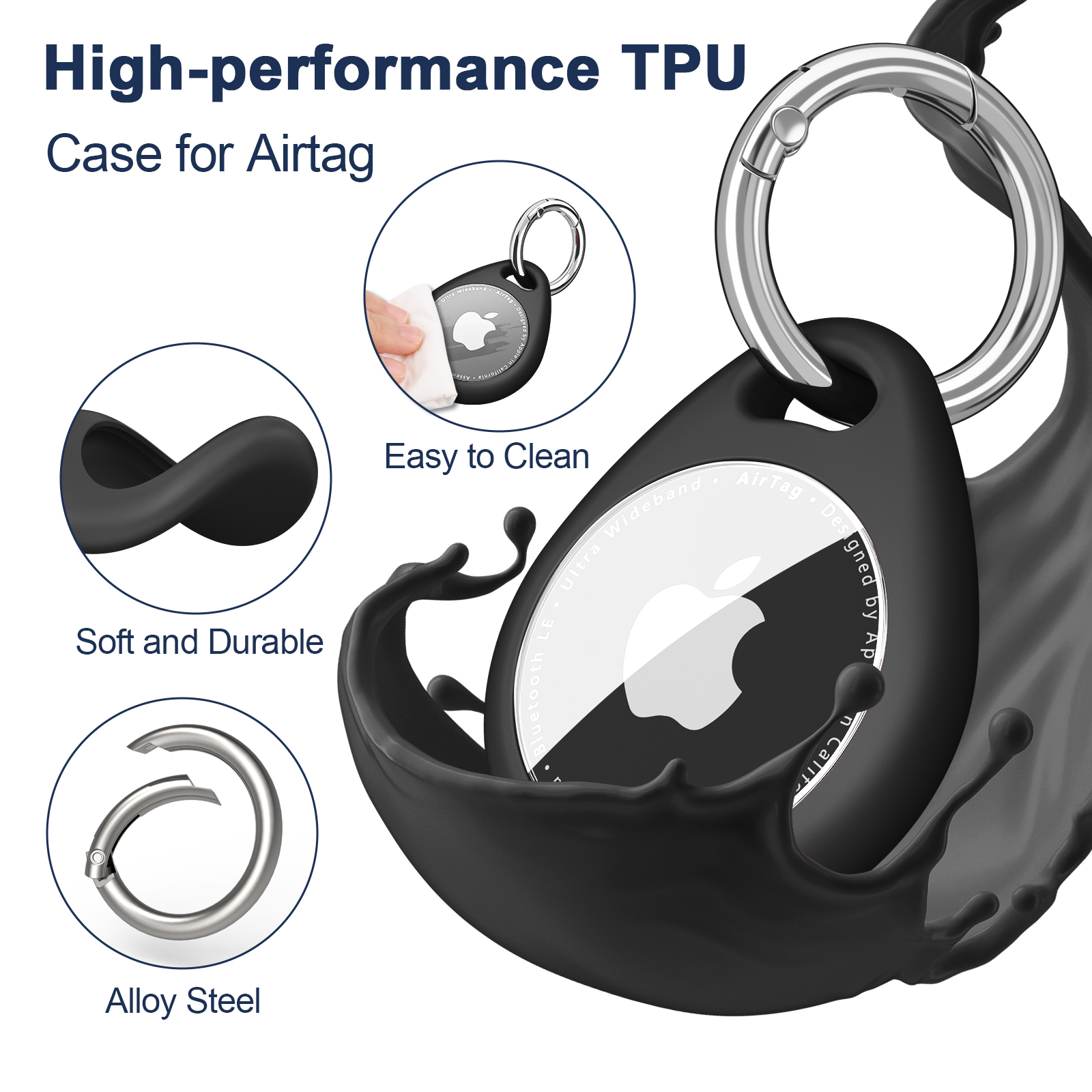 Case For Apple AirTag Cover Wa - Dog Raincoat 리뷰 및 가격