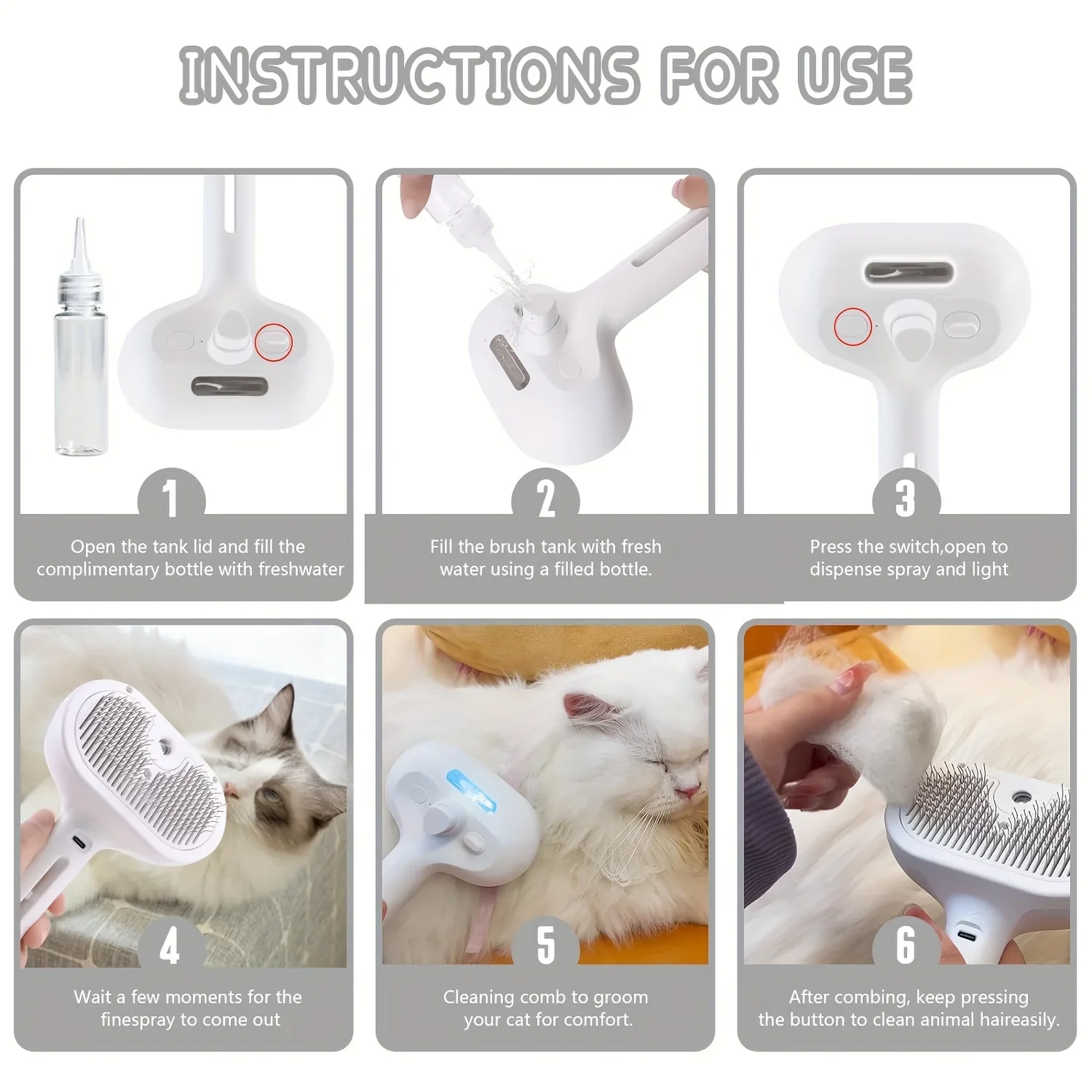 Pet Spray Hair Comb Pet Hair R - Pet Supplies Dropshipping 리뷰 및 가격