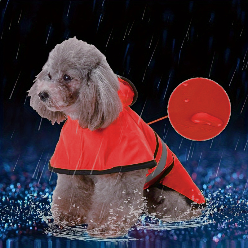 Spring Summer Waterproof Refle - Dog Raincoat 리뷰 및 가격